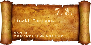 Tisztl Marianna névjegykártya